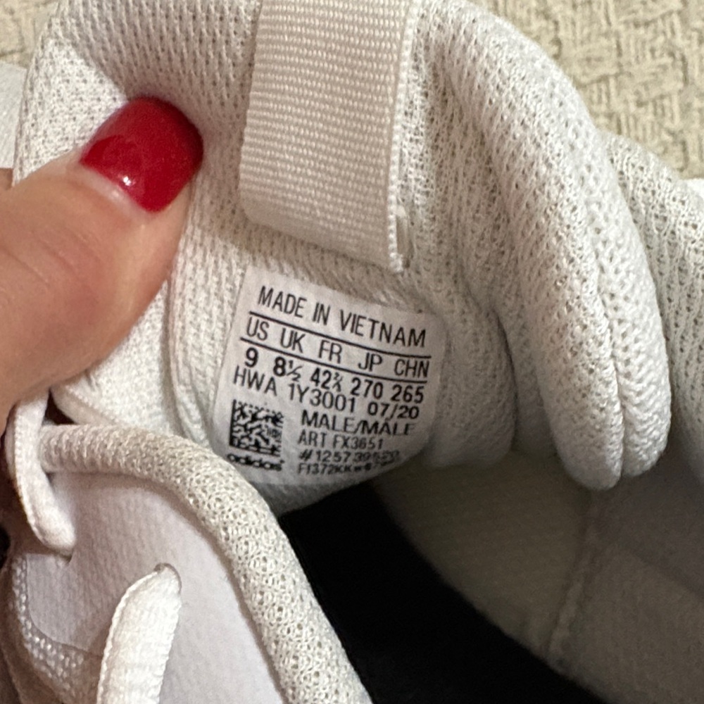 NWOT Adidas Game Spec white & black sneaker athletic tennis shoe FX3651 Size 9 - Picture 17 of 17